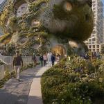 Rendering of "Rotterdam Rocks" building by MVRDV.